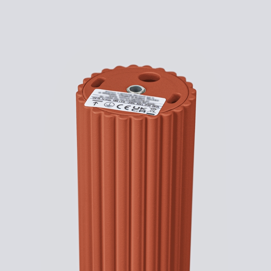 Kohdevalo KARBON 1xGU10/10W/230V 10 cm punainen