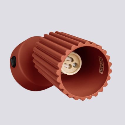 Seinäkohdevalo KARBON 1xGU10/10W/230V punainen
