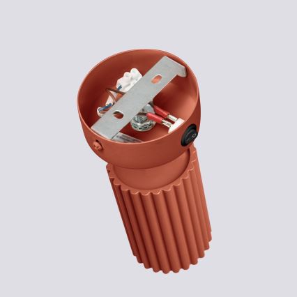 Seinäkohdevalo KARBON 1xGU10/10W/230V punainen