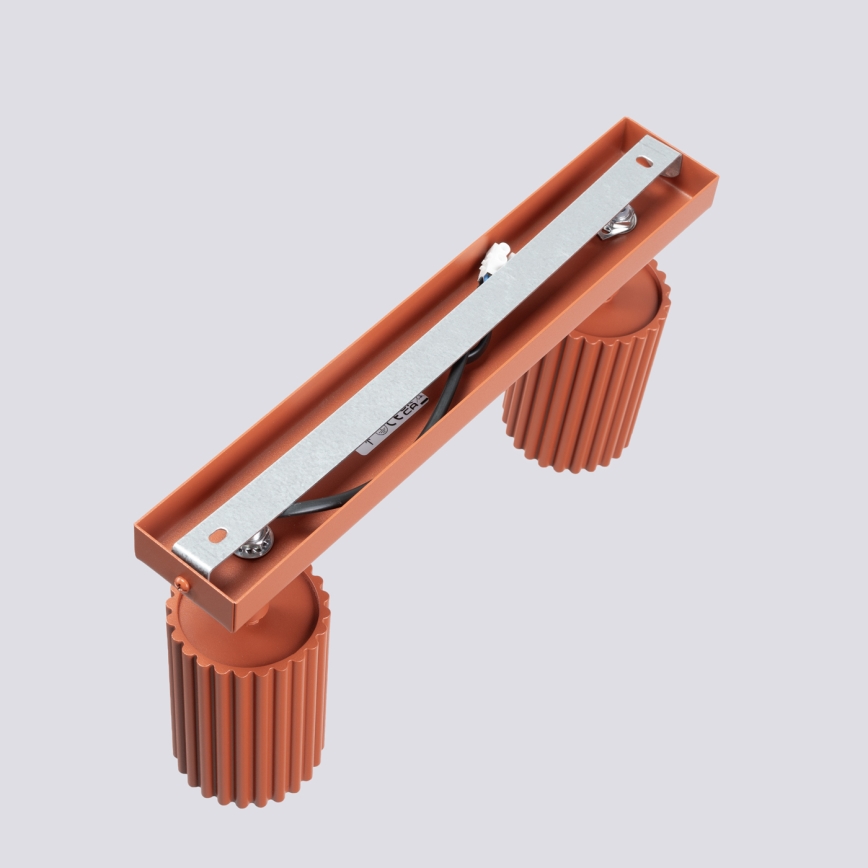 Kohdevalo KARBON 2xGU10/10W/230V punainen