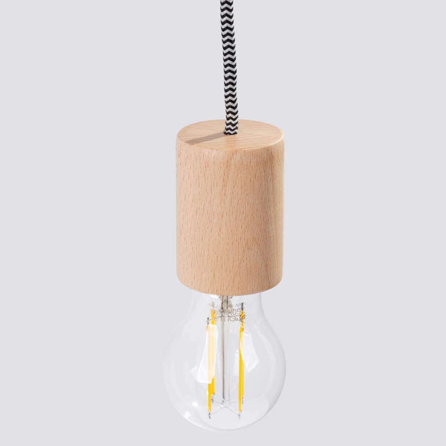 Seinävalaisin NIMBI 1xE27/15W/230V pyökki