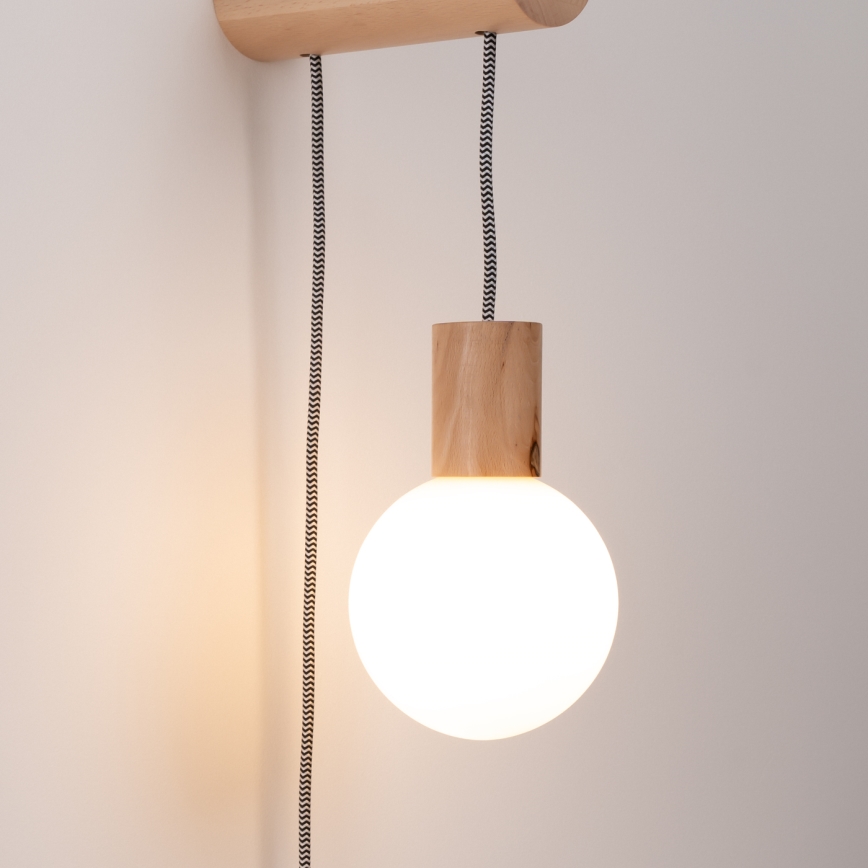 Seinävalaisin NIBMI 1xG9/8W/230V pyökki