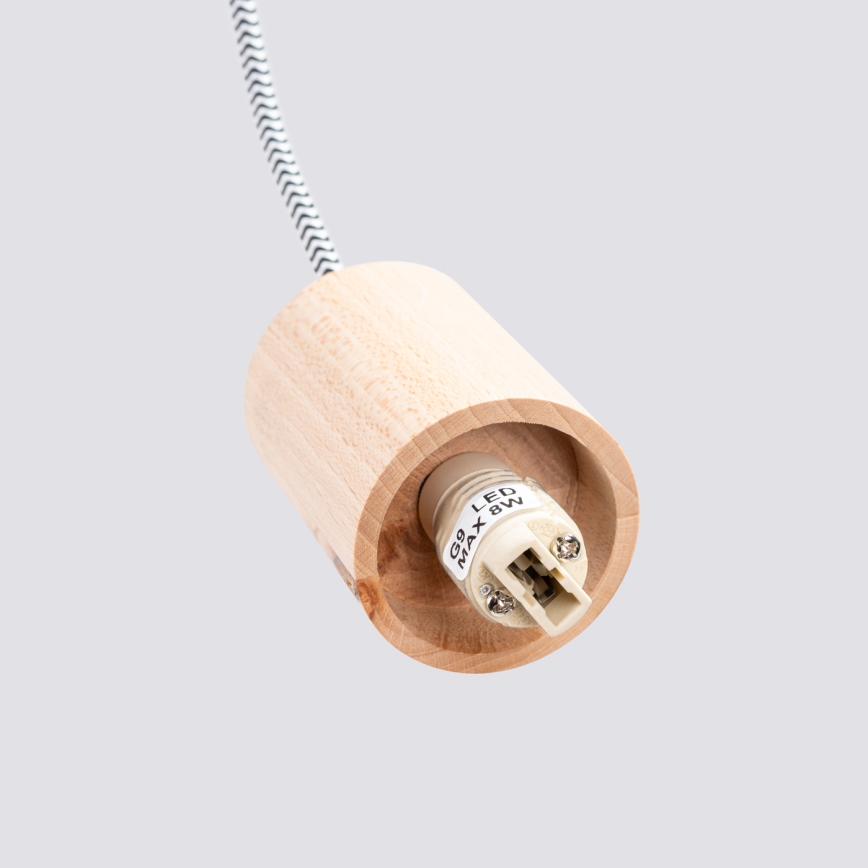 Seinävalaisin NIBMI 1xG9/8W/230V pyökki