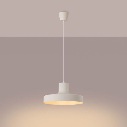 Kattokruunu johdossa BILO 1xE27/15W/230V halkaisija 35 cm kerma