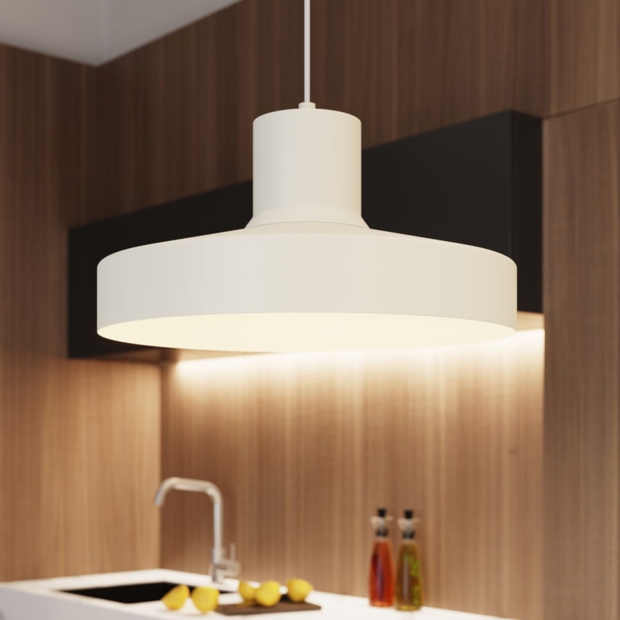 Kattokruunu johdossa BILO 1xE27/15W/230V halkaisija 35 cm kerma