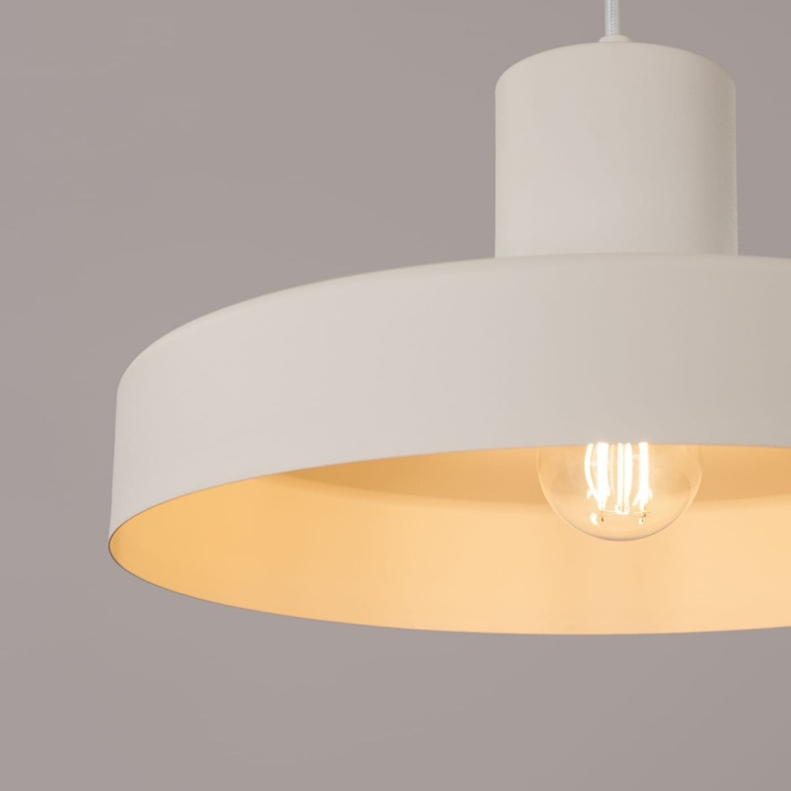 Kattokruunu johdossa BILO 1xE27/15W/230V halkaisija 35 cm kerma