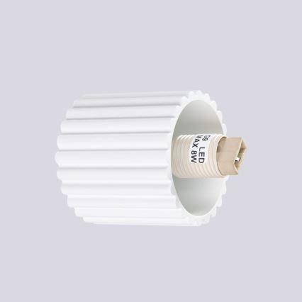 Kylpyhuoneen seinävalaisin HALO 1xG9/8W/230V halkaisija 12 cm IP44 valkoinen