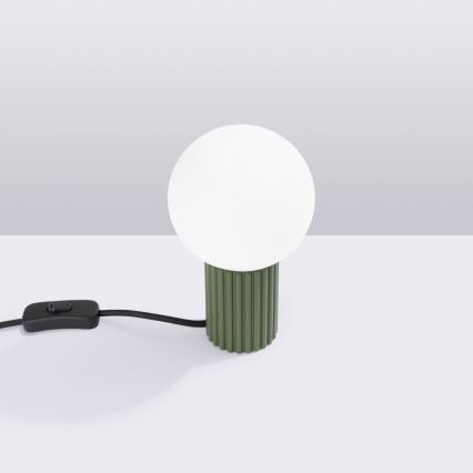 Pöytävalaisin HALO 1xG9/8W/230V halkaisija 12 cm vihreä