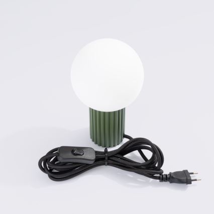 Pöytävalaisin HALO 1xG9/8W/230V halkaisija 12 cm vihreä