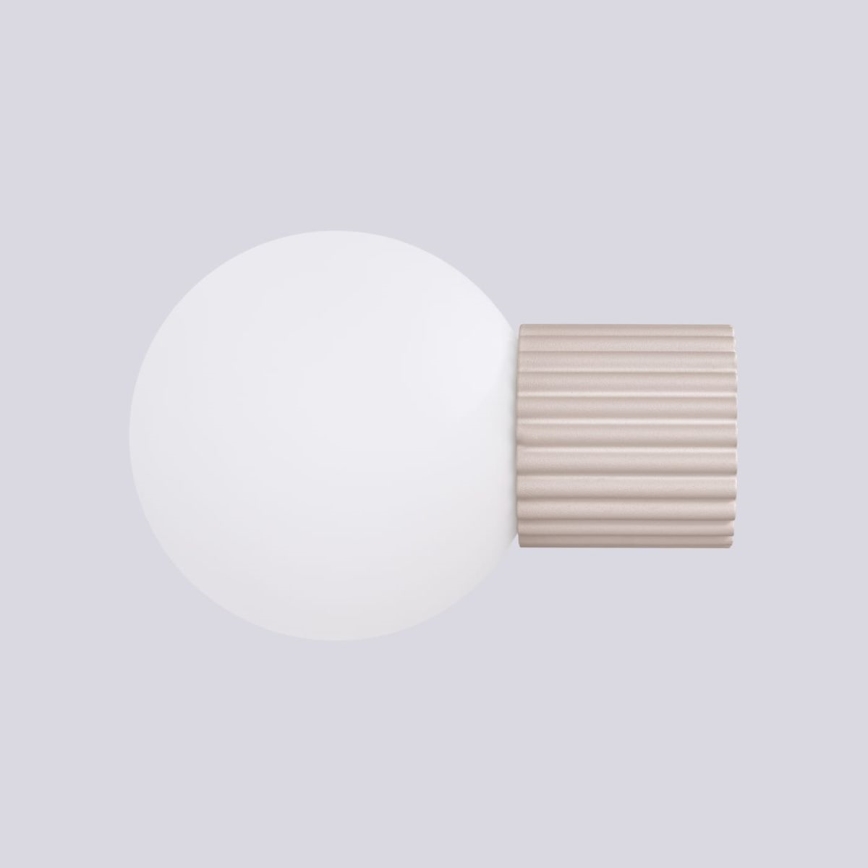 Kylpyhuoneen seinävalaisin HALO 1xG9/8W/230V halkaisija 12 cm IP44 beige