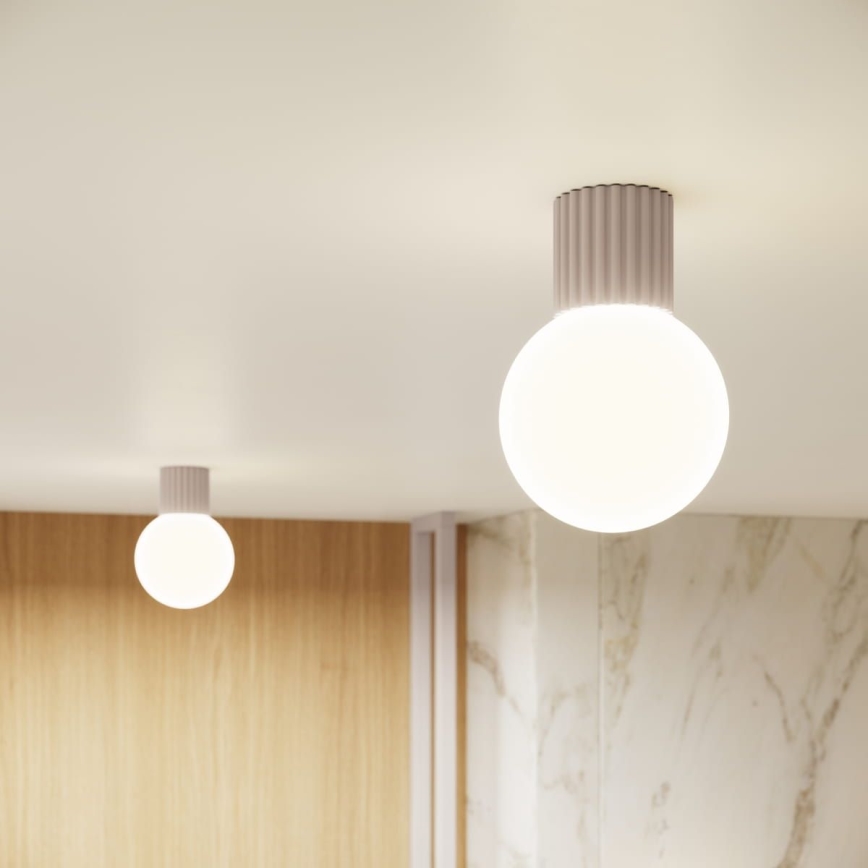 Kylpyhuoneen kattovalaisin HALO 1xG9/8W/230V halkaisija 12 cm IP44 beige