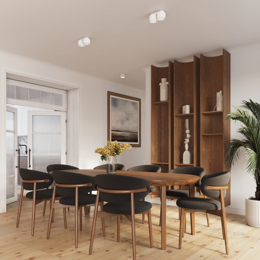 AURA kohdevalaisin 2xGX53/10W/230V, valkoinen