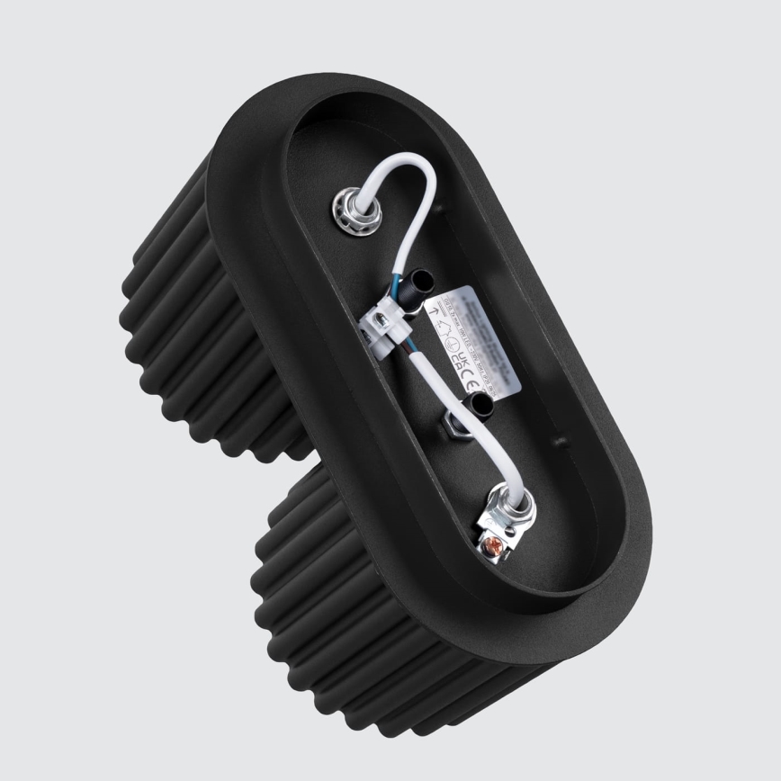 AURA-kohdevalaisin 2xGU10/10W/230V musta