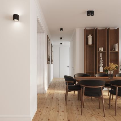 Seinävalaisin AURA 1xG9/10W/230V musta