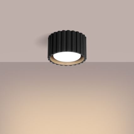AURA spottivalaisin 1xGX53/10W/230V 6 cm musta