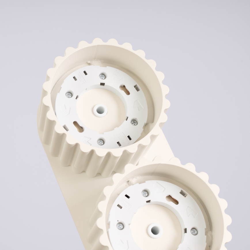 Kohdevalaisin AURA 2xGX53/10W/230V kermanvärinen