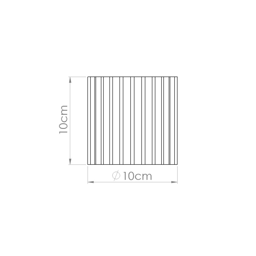 Kohdevalaisin AURA 1xGU10/10W/230V 10 cm vihreä