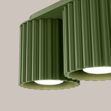 Kohdevalaisin AURA 2xGU10/10W/230V vihreä