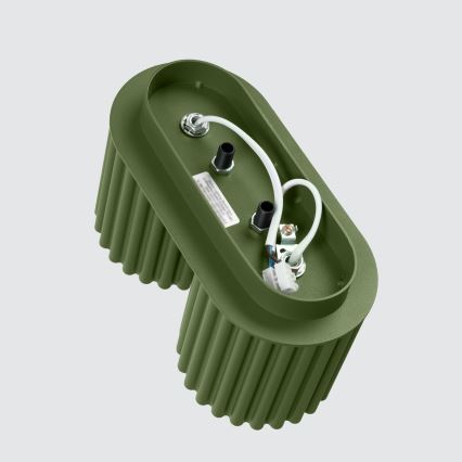 Kohdevalaisin AURA 2xGU10/10W/230V vihreä