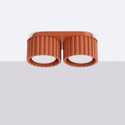 Kohdevalaisin AURA 2xGX53/10W/230V oranssi