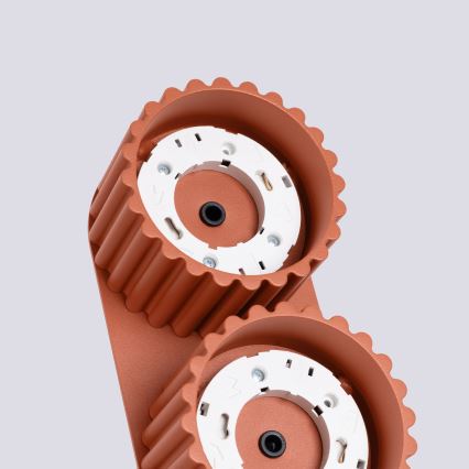 Kohdevalaisin AURA 2xGX53/10W/230V oranssi