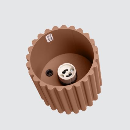 Kohdevalaisin AURA 1xGU10/10W/230V 10 cm ruskea