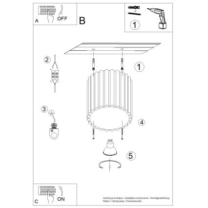 Kohdevalaisin AURA 1xGU10/10W/230V 10 cm ruskea