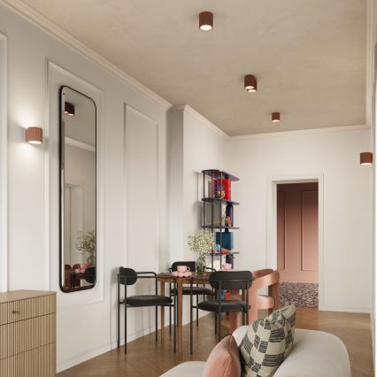 Kohdevalaisin AURA 2xGU10/10W/230V ruskea