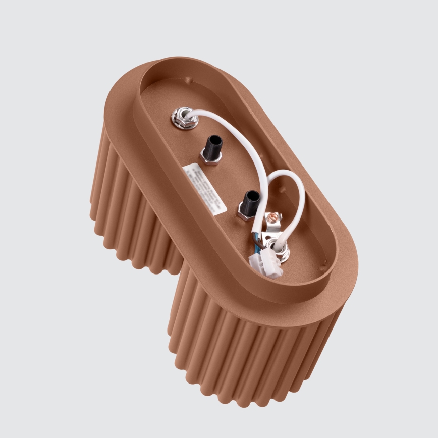 Kohdevalaisin AURA 2xGU10/10W/230V ruskea