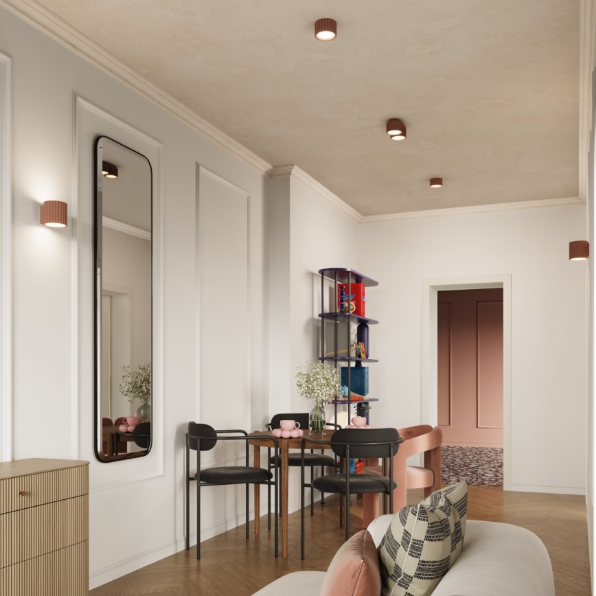 AURA-kohdevalaisin 2xGX53/10W/230V, ruskea