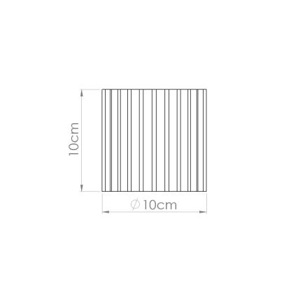 AURA-kohdevalaisin 1xGU10/10W/230V 10 cm, sininen