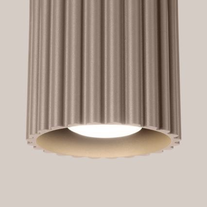 Kohdevalaisin AURA 1xGU10/10W/230V 10 cm taupe