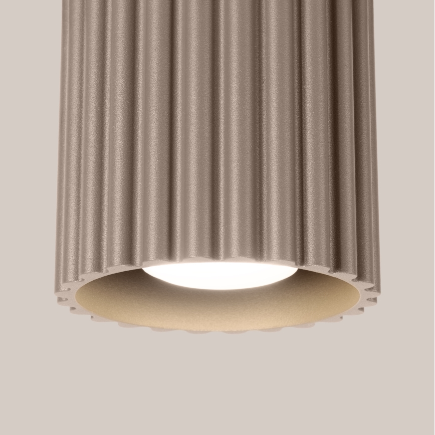 Kohdevalaisin AURA 1xGU10/10W/230V 10 cm taupe