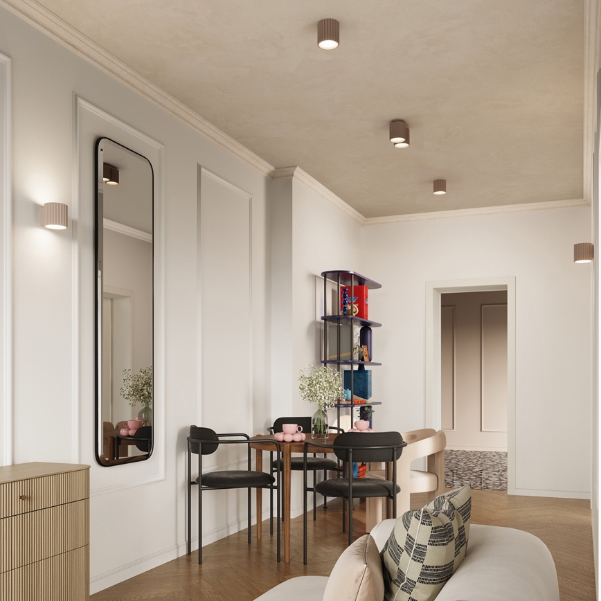 Kohdevalaisin AURA 2xGU10/10W/230V taupe