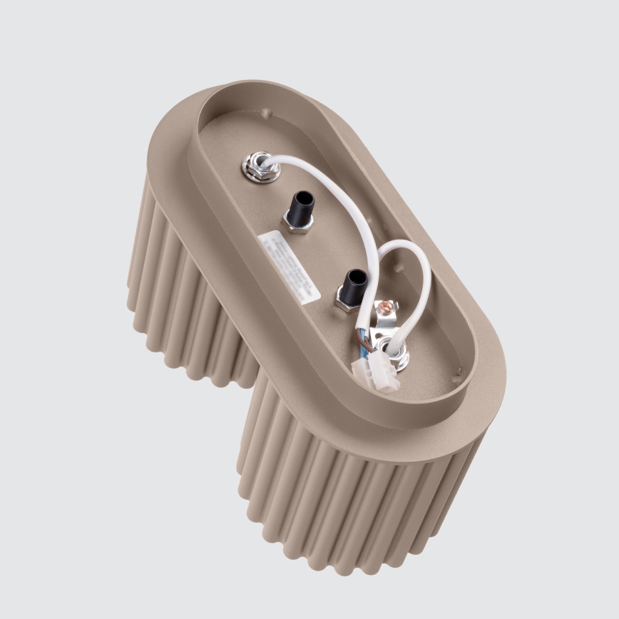 Kohdevalaisin AURA 2xGU10/10W/230V taupe