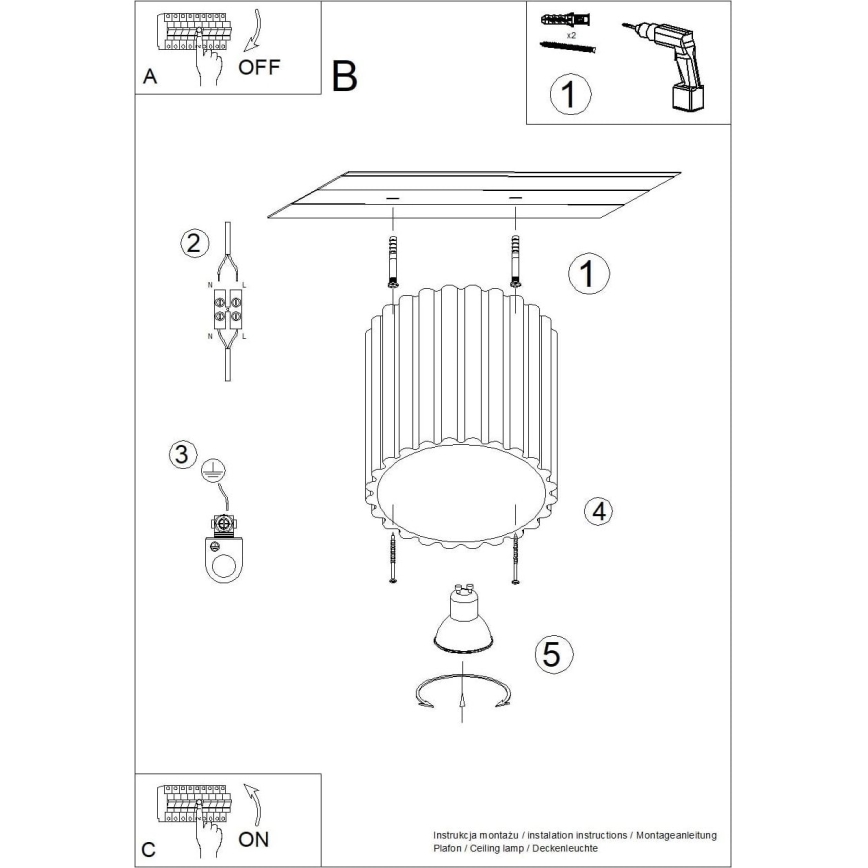 Kohdevalaisin AURA 1xGU10/10W/230V 10 cm punainen
