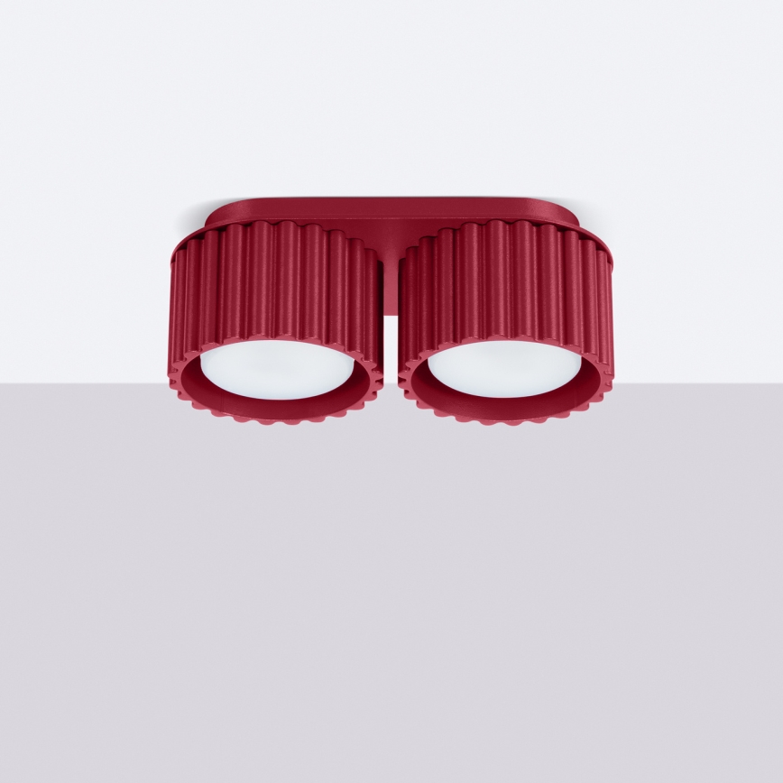 AURA-kohdevalaisin 2xGX53/10W/230V, punainen