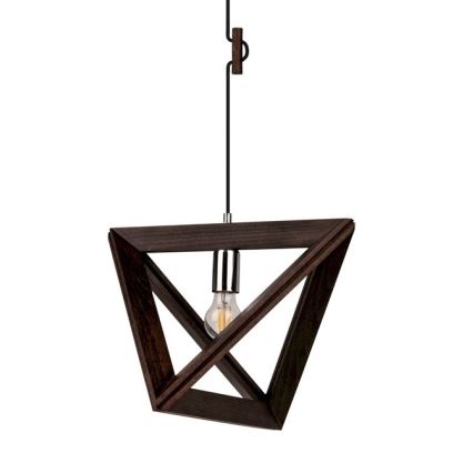 Kattokruunu johdossa TRIGONON 1xE27/60W/230V pyökki - FSC-sertifioitu