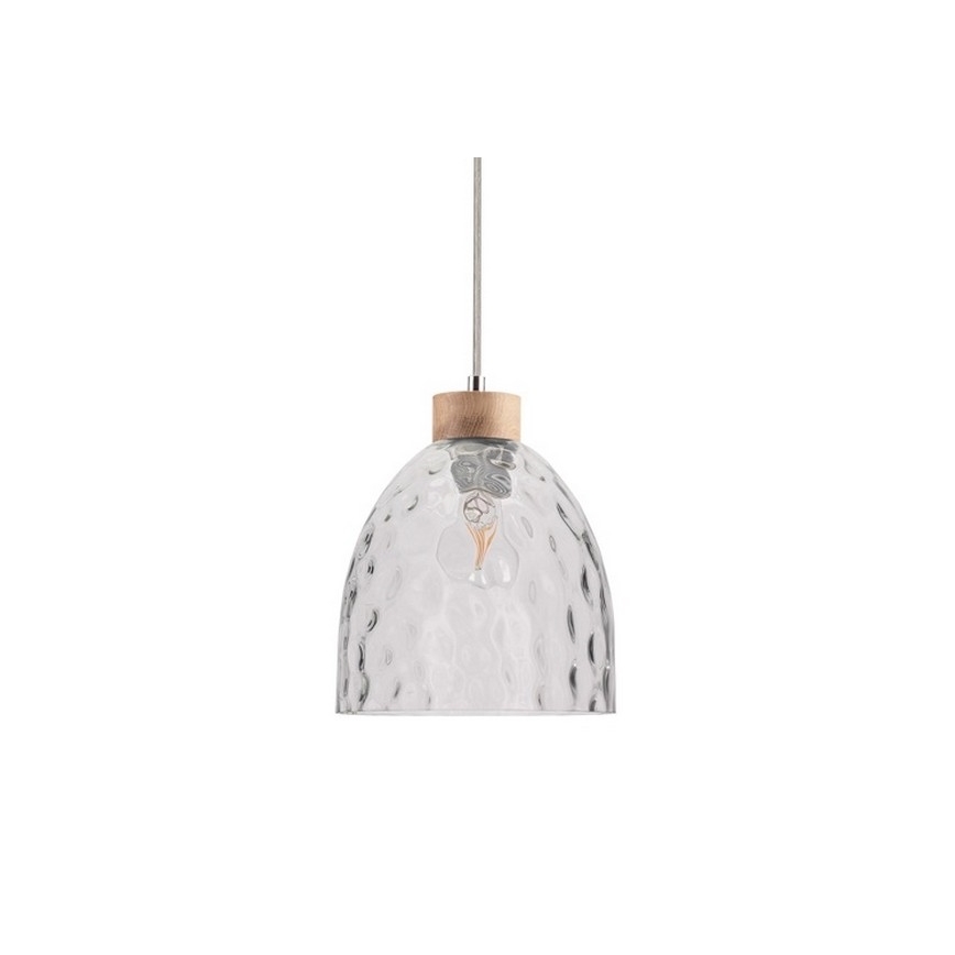 Kattokruunu johdossa ALESSANDRO 1xE27/60W/230V tammi - FSC-sertifioitu