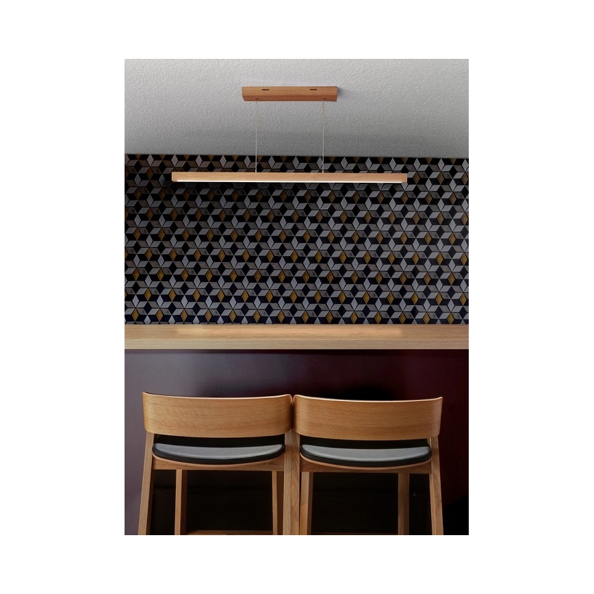 Himennettävä LED-riippuvalaisin vaijerilla SMAL LED/12W/230V tammi