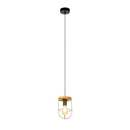 Kattokruunu narulla NETUNO 1xE27/60W/230V tammi  - FSC-sertifioitu