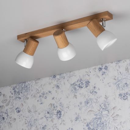 Kohdevalo SVENDA 3xE27/60W/230V tammi - FSC-sertifioitu