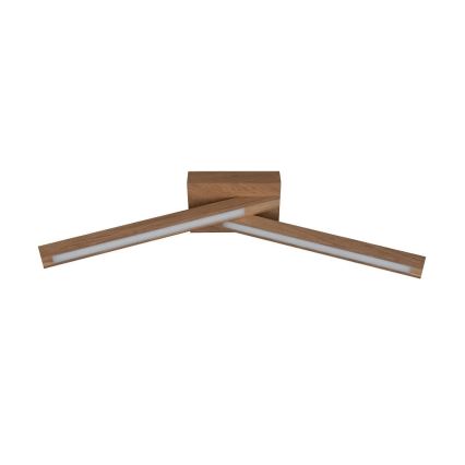 Kiinteä LED-kattokruunu LINUS 2xLED/4,5W/230V matta tammi