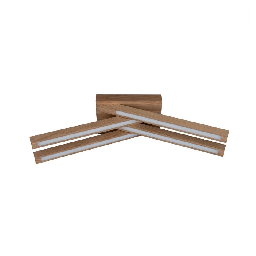 Kiinteä LED-kattokruunu LINUS 4xLED/4,5W/230V matta tammi