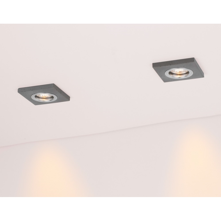 LED upotettava valo VITAR 1xGU10/5W/230V CRI 90 betoni – FSC sertifioitu