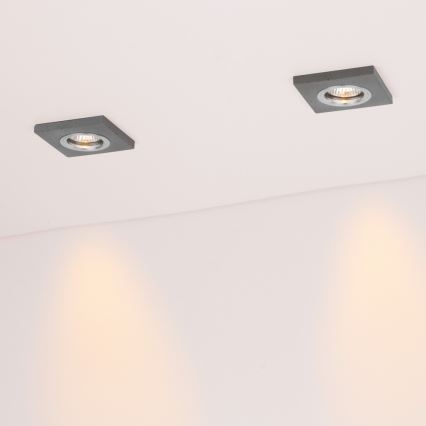 SETTI 3x LED upotettava valo VITAR 1xGU10/5W/230V CRI 90 betoni – FSC sertifioitu
