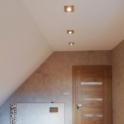 SETTI 3x LED upotettava valo VITAR 1xGU10/5W/230V CRI 90 hiekkakivi – FSC sertifioitu