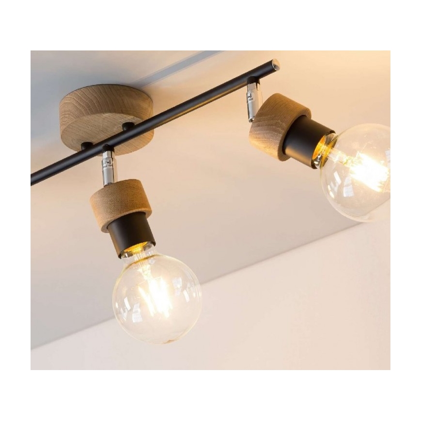 Kohdevalo MARJOLAINE 3xE27/25W/230V tammi  - FSC-sertifioitu