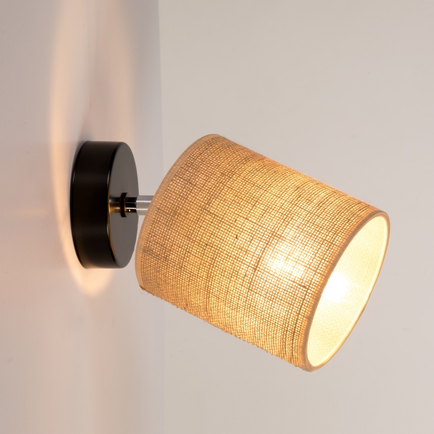 Seinävalaisin JUTE 1xE27/25W/230V - FSC-sertifioitu