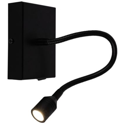 LED-seinävalaisin LECTOR LED/2,5W/230V musta